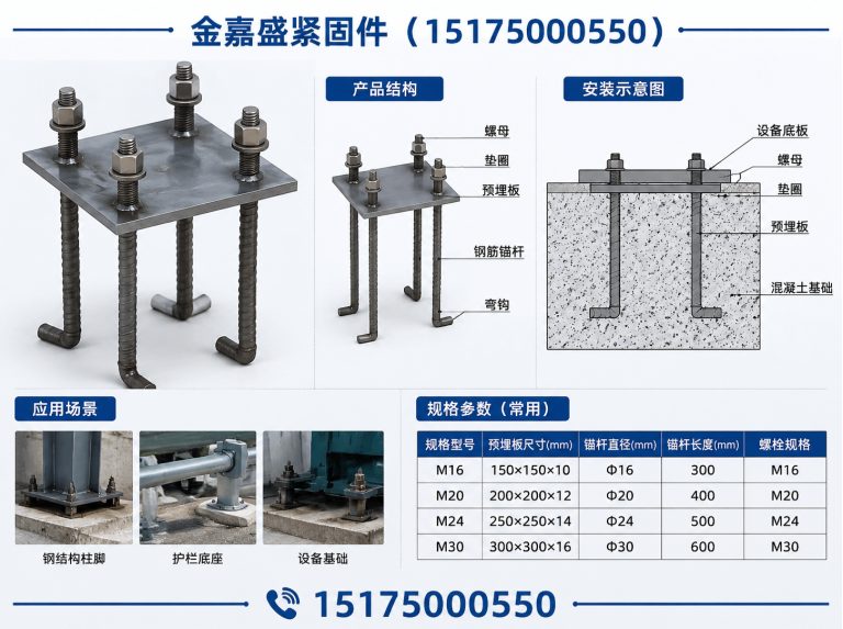 馆陶县地脚螺栓展示图